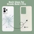 Premium Replacement Back Glass for Dcode Bold 3 Pro - Original Fit, Durable, Easy Installation. 