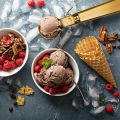 Ice Cream Scoop with Trigger Stainless Steel, for Yogurt, Gelatos. 