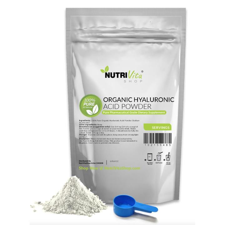 100% PURE HYALURONIC ACID POWDER (SODIUM HYALURONATE) ANTI-AGING 200gm