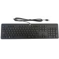 HP Slim Full Sized Fancy Smart USB Wired Black Keyboard Best for Gaming and Office Use. 