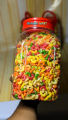 Color Full Macaroni Elbow Macaroni For Pasta (1 Kg ) With Jar (FREE) Fancy Macaroni Big Elbow Pasta Multi Colour Pasta In Premium Quality. 