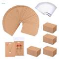 100x Earrings Display Cards Ear Studs Necklace Card Holder Accessories. 