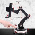 Universal Dashboard/Windshield/Window Phone Holder One-Button Pop-up Strong Suction Cell Phone Car Mount (Black). 