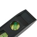 Mini Magnetic 3 Bubble Level Gradienter Horizontal Spirit Level 45 Degree Vertical Horizontal Ruler Measuring Ruler. 