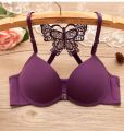 New Fashion Women's Front Open And Back Style Light Padded Bras For Bridals Push Up Style Front Open Bra For Girls And Women. 