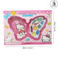 Alsimba Hello Kitty Butterfly Dressing Case Mini Makeup Kit Toy For Kids Girls - Foldable Butterfly - Size Approx. 9 inch - Multicolor. 