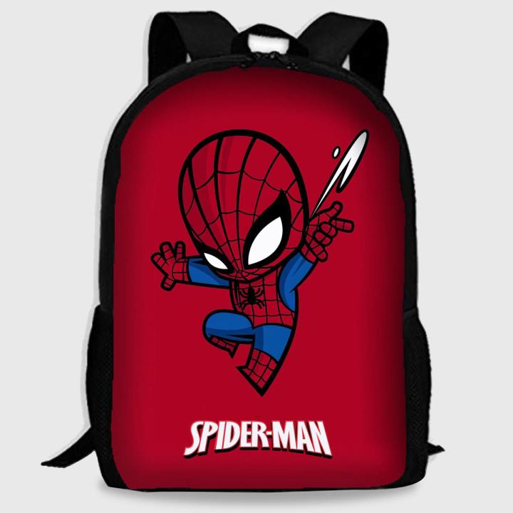 Cute Spiderman Backpack for Cartoon Marvel Lover Comic Series Bag at CustomizeGiftsPK