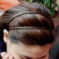 Sanwood® Women's Vintage Bohemian Braided Elastic Headband, Stretchable Hair Accessory. 