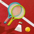 Kids Badminton Tennis Set Game Tennis Racquets Set for Beach Toys Girls. 