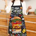 Chef Apron Clear And Real Image Pizza Pattern Kitchen Apron. 