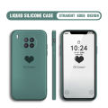BILI for Huawei Nova 8I / Honor 50 Lite Back Cover Be Loved Multicolor Liquid Silicone Phone Case Soft Square Lens Protection Phone Cases. 