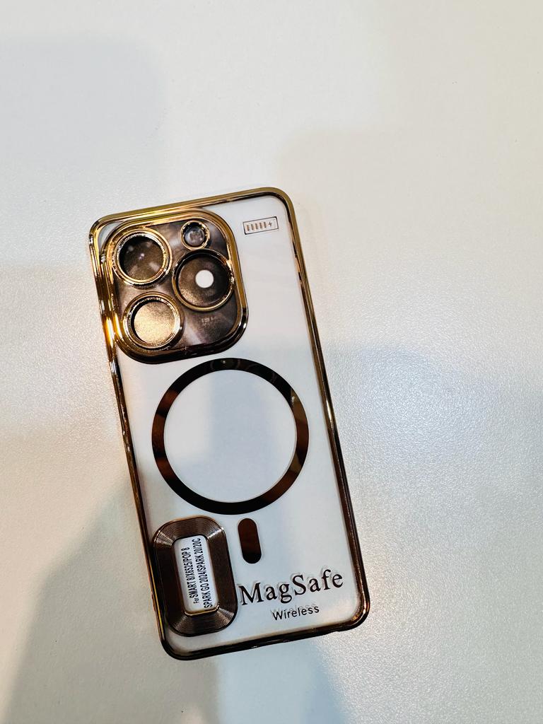 Lahore Mobile Case for Tecno Spark 20 Pro Back Cover Luxury Soft Case Camera Lens Protection - Crome Case - MAG SAFE Case - Tecno Spark 20 Pro Back Cover 9