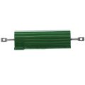 2 Pcs Aluminum Shell Wirewound Resistor Green 100W 100 Ohm & 50W 25 Ohm. 