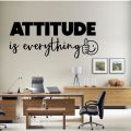 Attitude is Everything Quote Office Wall Stickers | Motivational workplace Quote Wall Decals, Inspirational Quotes Wall Decals Stickers Gift. 