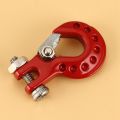 4Pcs Metal Trailer Hook Winch Hook Decoration for 1/10 RC Crawler Car Axial SCX10 TRX4 D90 Upgrade Parts,1. 