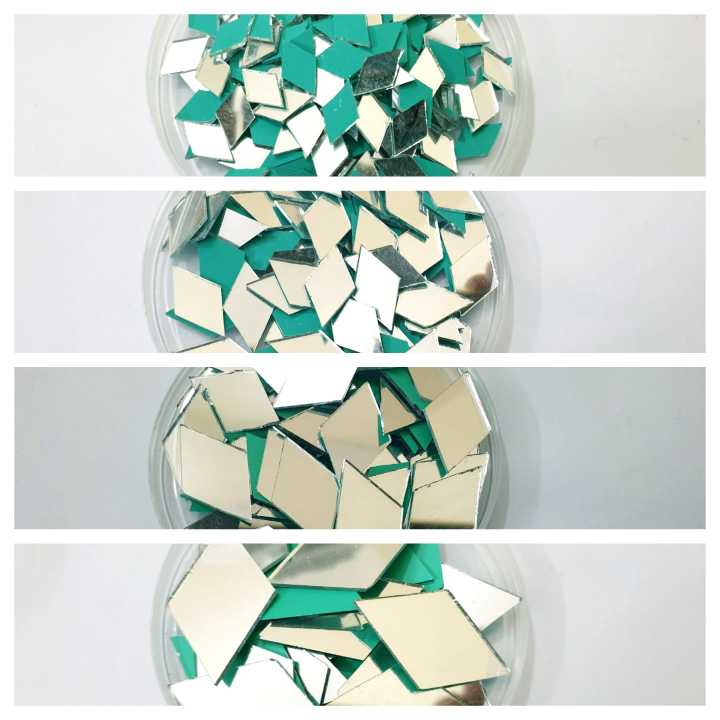 100%20Pcs%20(25%20Pcs%20Each)%20Dimond%20Shapes%20DIY%20Big%20Craft%20Mirrors%20-%20Image%203