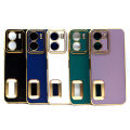 Vivo Y16 Back Cover Soft Multi Golden Border Camera Protection Cover For Vivo Y16. 