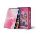 BINI Photo Card Hologram High Quality Flash Gradient Laser Lomo Card Bloom(s) Gift. 