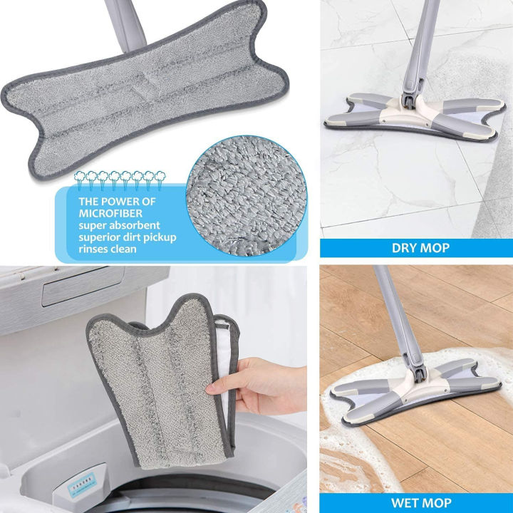 SP%20Dealz%20X-Type%20Microfiber%20Floor%20Mop%20%E2%80%93%20360%C2%B0%20Self-Squeeze%20Flat%20Mop%20with%20Replaceable%20Cleaning%20Pad%20for%20Home,%20Kitchen,%20Bathroom%20&%20Hall%20Floors%20-%20Image%206