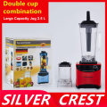 S i l v e r Crest Heavy Duty Blender 2 in 1 1800Watts Power full motor 2 L Large capacity Unbreakable Jug and 700ML Grinder/Chopper. 