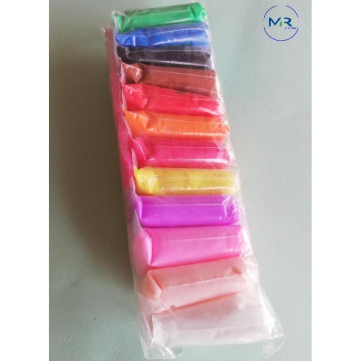 One Pack of Super Play Dough Soft Clay - 12Pcs