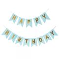 Paper Bunting Garland Banners Flags Happy Birthday Banner Boys Girl Baby Shower Decoration Wedding Birthday Party Supplies Décor. 