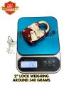 PACK OF 2 HEAVY DUTY DESI LOCKS IN 2INCH SIZE-NADEEM LOCK MADE IN PAKISTAN-GATE LOCK-DOOR LOCKS-SHOP LOCKS-DESI LOCKS WOTH 3 KEYS. 