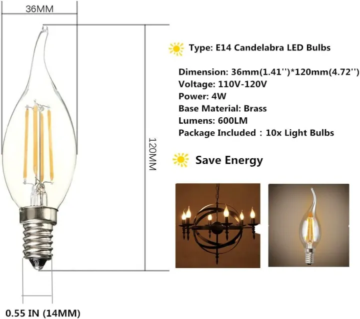 C35%20VINTAGE%20STYLE%20DIMMABLE%20E14%204W%20LED%20FILAMENT%20FLAME%20TIP%20CANDLE%20LIGHT%20BULB%20-%20Image%203
