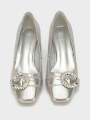 Unze London Women's "ONNIKA" Block Heel Fancy Courts For Women - Courts Shoes For Women. 