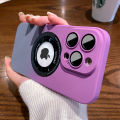 Gradient Magnetic Phone Cases For iPhone 11 12 13 14 15 Pro Max 14 15 Plus For Mag Safe Case With Lens Film Colorful Hollow Hard PC Back Cover. 