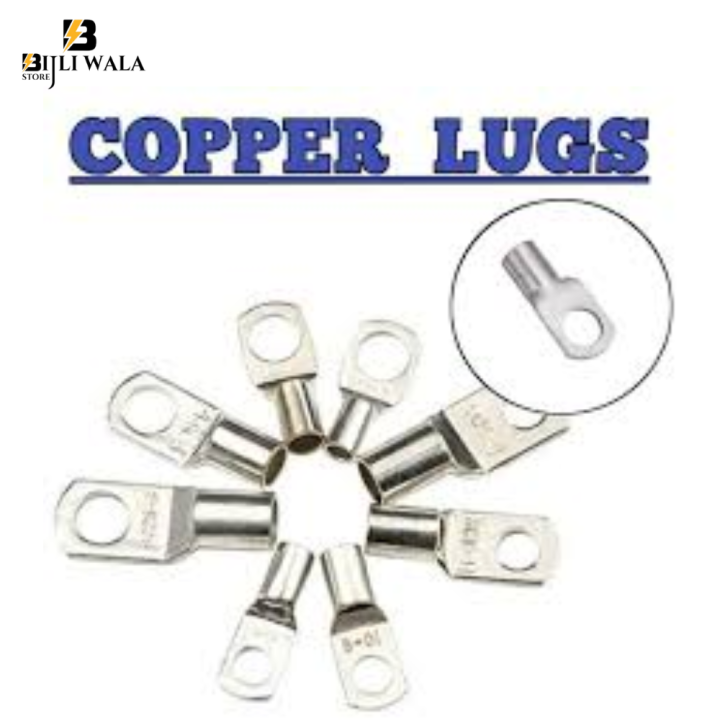 6 Pcs Copper Lugs, Copper Thimbles, Control Thimbles, Ring Cable Lugs ...