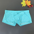 Men Long Sleeve Boxers Bulge Pouch Elephant Nose Underwear Male Enhance Underpants Breathable Cozy Shorts Plus Size M-XXL. 