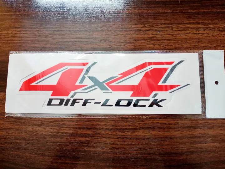 2pc%204x4%20diff%20lock%20stickers%20for%20toyota%20hilux%20-%20Image%204