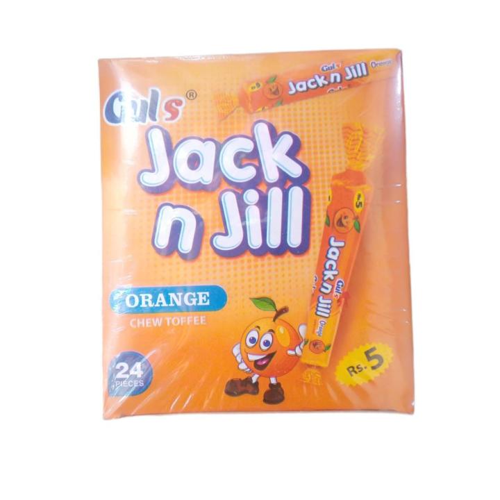 Jack n Jill Chew Toffee (Orange) - Pack of 24