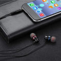 YE1 Wired Earbuds Ergonomic Wire Control In-ear 3.5mm Portable Heavy Bass Earphones for Sports. 