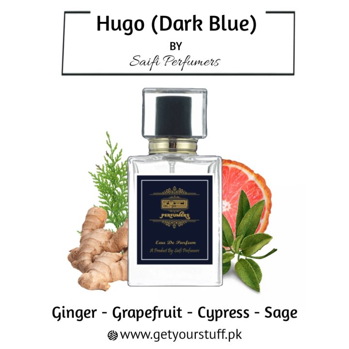 Hugo Dark Blue Perfume By Saifi Perfumers – Premium Quality Perfume – A Bold & Spicy Fragrance – Long-Lasting Perfume
