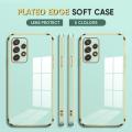 (Free Lanyard) Luxury 6D Plating Case for Samsung Galaxy A52 5G / 4G A52S 5G Back Cover Soft Silicone Square Frame Shiny Bling Phone Cases. 
