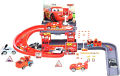 Lightning McQueen Racing Car Parking Garage and Cars Toy for Kids, 29 Pieces. 