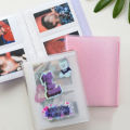 3 inch Cute Mini Glitter Photo Album 36 Pockets Glitter Jelly Color Photo Album Kpop Binder Photocard Holder Collect Book 215#. 