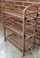 Plastic Kitchen Organizer Rack Large Capacity Crockery Storage with Drainage Tray. 