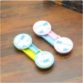 New 2pcs Multifunctional Child Safety Lock Security Lock For Cabinet Door Drawer Safety Locks For Children. 