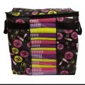 Pack of 5 Portable Bamboo Clothes Blanket Large Folding Bag Storage Box Organizer. 