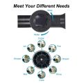 Garden Hose Foam Nozzle, 8 Mode Adjustable Foam Sprayer, Car Washer, Water Soap Dispenser, High Pressure Hose Spray Nozzle, Plant Watering, Car Wash, Black. 