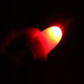 1 Pair Creative Magic Thumb Tip LED Light Magic Trick Finger Lights for Dance Party Props - Blue/Green/Red Light. 