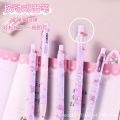 joytop yueki sanrio press gel pen cartoon girl heart cute children's ballpoint pen signature black pen st. 