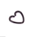 【shengxiong6525】2PC Heart Shaped Steel Piercings Helix Piercings Ear Cartilage Rook Ear Piercings Women Lip Rings Piercing. 