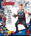 THOR AVENGERS 3D MUSCLE COSTUME FOR KIDS WITH RED CAPE SIZE 3 TO 4 YEARS. 