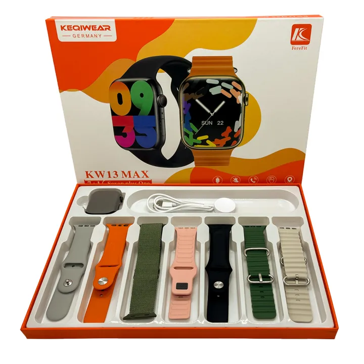 Kw13%20Max%202.2%20Inch%20Full%20Touch%20Screen%207%20Straps%20Bt%20Calling%20Compatible%20System%20Android%205.0%20Or%20Ios9.0%20-%20Image%203