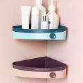 Bathroom Shelf Easy to Install Punch-free Toilet Shampoo Holder. 