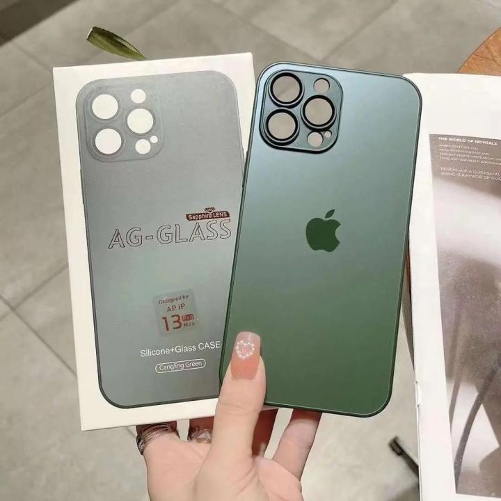AG Glass Lens Film Phone Case For iPhone 12 pro Max 13 Pro 13 pro Max 14 Pro Max